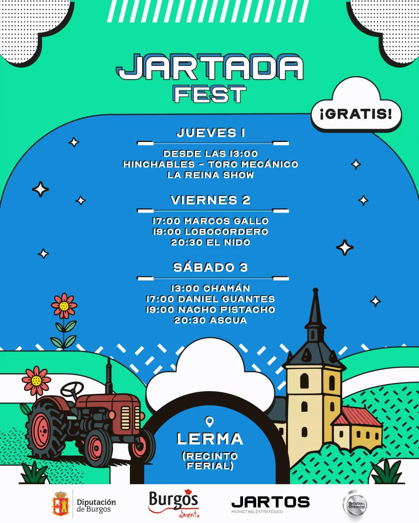 Cartel horarios jartada fest